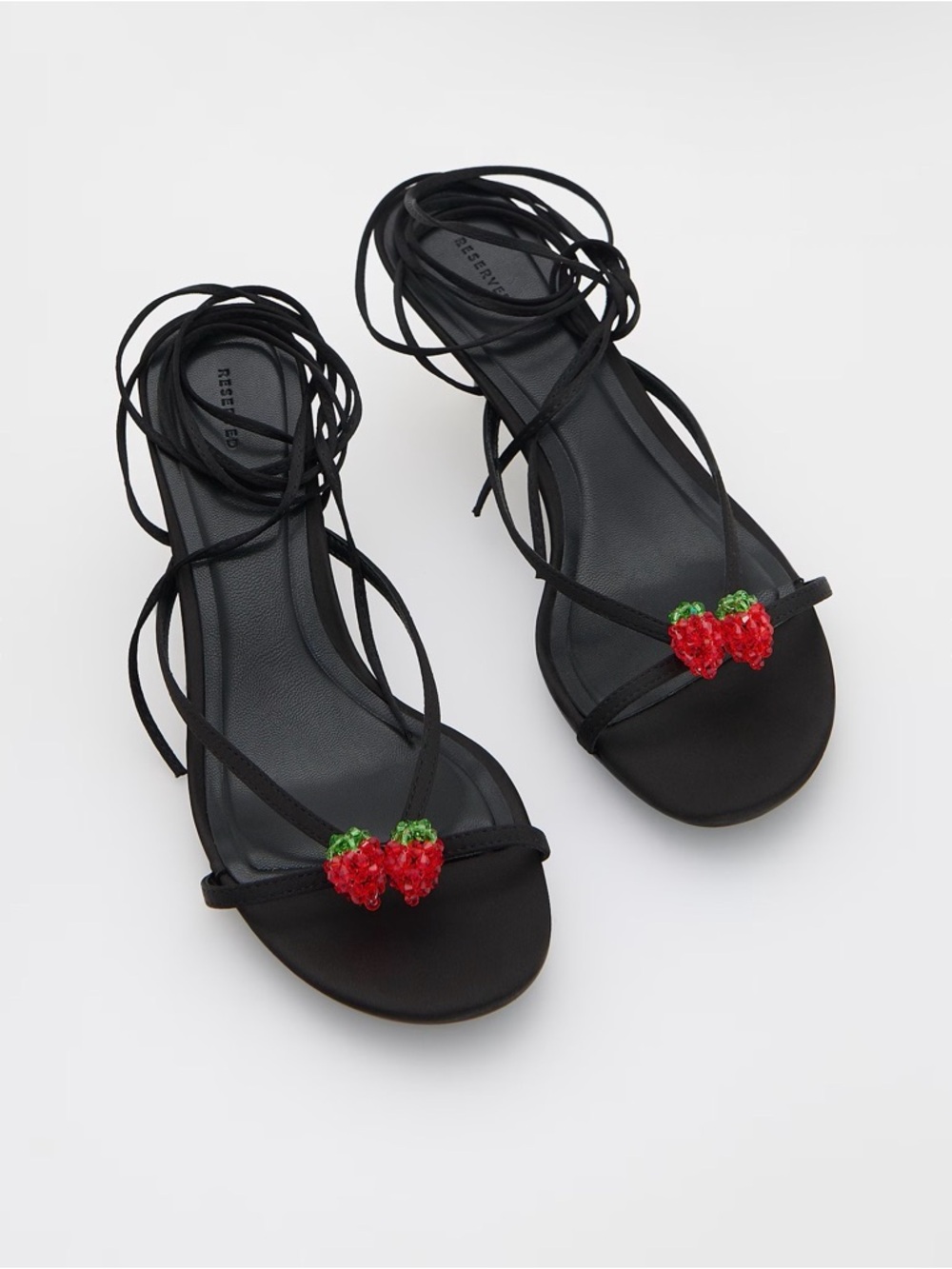 Reserved Raspberry Strappy Heeled Sandals